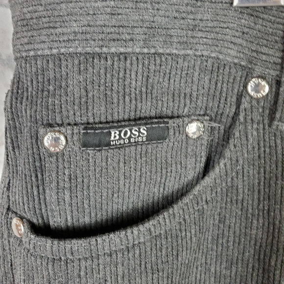 Hugo Boss Alabama Wool Blend Relaxed Trouser Straight  Leg Gray 37.5W - Picture 3 of 9